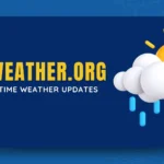 Screenshot of VCWeather.org showcasing detailed weather updates and forecasts.