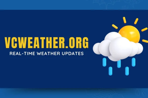 Screenshot of VCWeather.org showcasing detailed weather updates and forecasts.